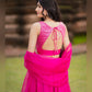 Pink Lehenga Set by Dorie