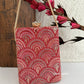 Ibadat Chikankari Bag Red