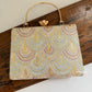 Rainbow Chikankari Bag Blue