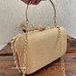 Penny Pearl Clutch Gold