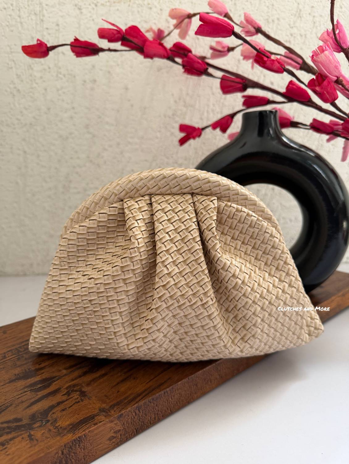 Woven Batua Bag Ivory