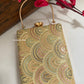 Rainbow Lakhnawi Chikankari Bag Gold