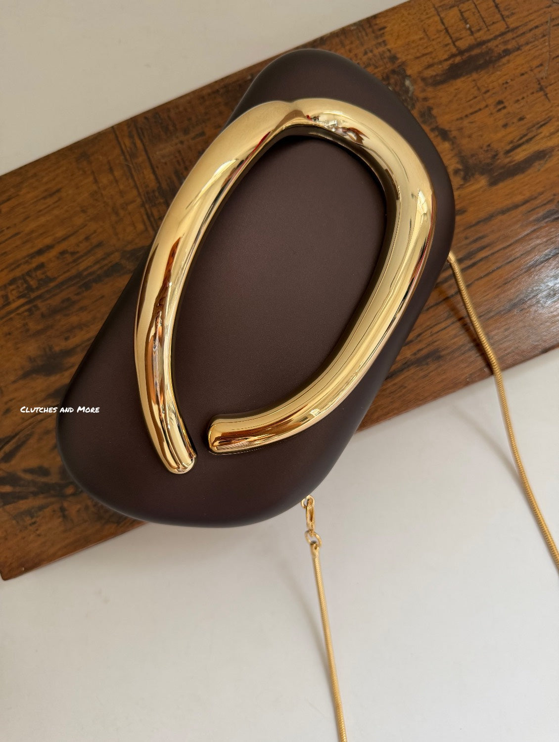 The ZARA Clutch Brown