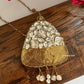 Mini Mother of Pearl Clutch Gold