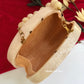 Embellished Oval Resin Clutch with Handle