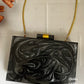 Black Resin Clutch with MOP Embelishments