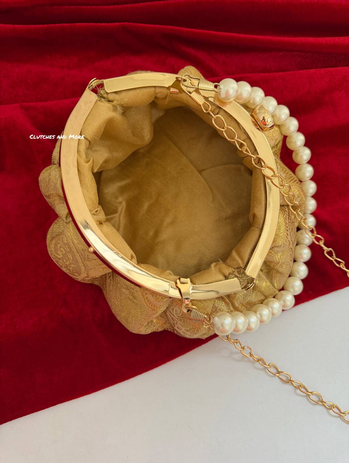 Banarsi Batua Bag Gold