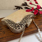 Mehbooba Mother of Pearl Clutch White Silver