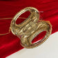 Kiana Kundan Clutch Mini Nude Gold