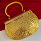 Multcolored brass clutch with Gold Base