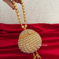 Mini Metal Potli Bag Gold