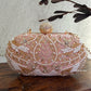 Aarohi Peach Capsule Clutch