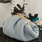 Crush Batua bag Blueish-Silver