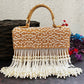 Luxe tassle flap bag Gold