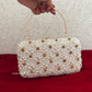 Penny Pearl Clutch White