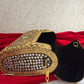 Kasika Kundan Brass Clutch Gold Nude