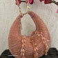 Aamna Moon Crystal Bag Rose Gold
