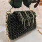 Celebrity Edit Crystal Bag Green