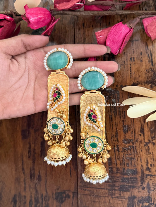 Mayura Jhumkas