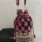 Vaidehi Luxe Potli Bag Maroon