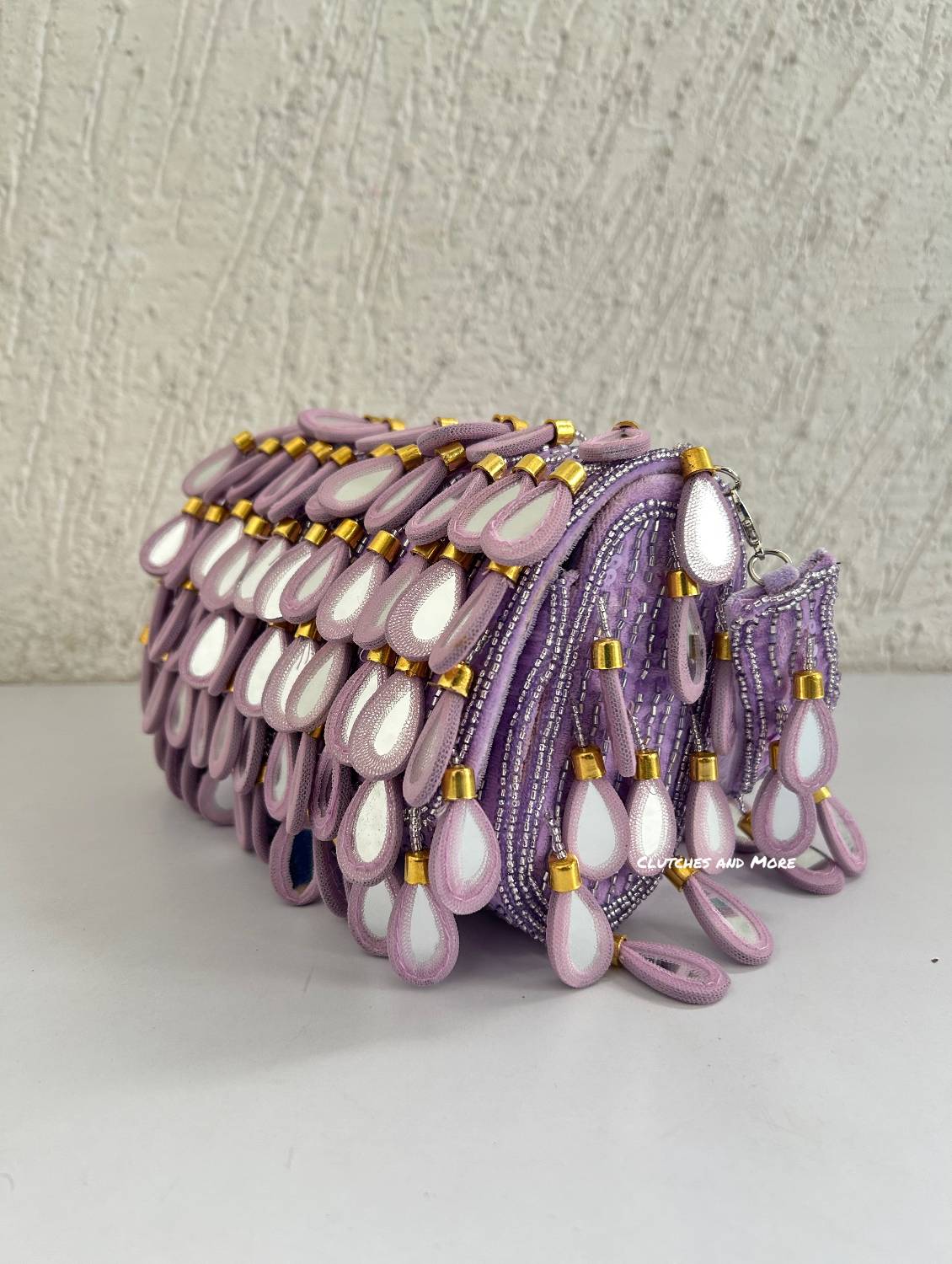 Mirror Flap Bag Lavender