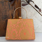 Hoor Banarsi Clutch Peach