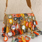 Mirror Flap Bag Multicolored ( Gold Base )