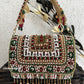 Luxe Multicolored Beaded Flap Bag