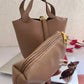 Lock it Bucket Bag Nude Brown