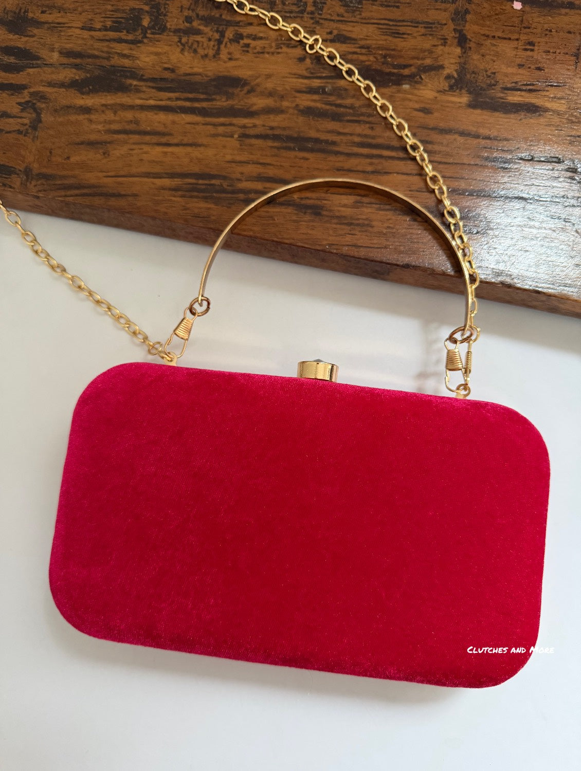 Maahi Pink Handwork Clutch Bag