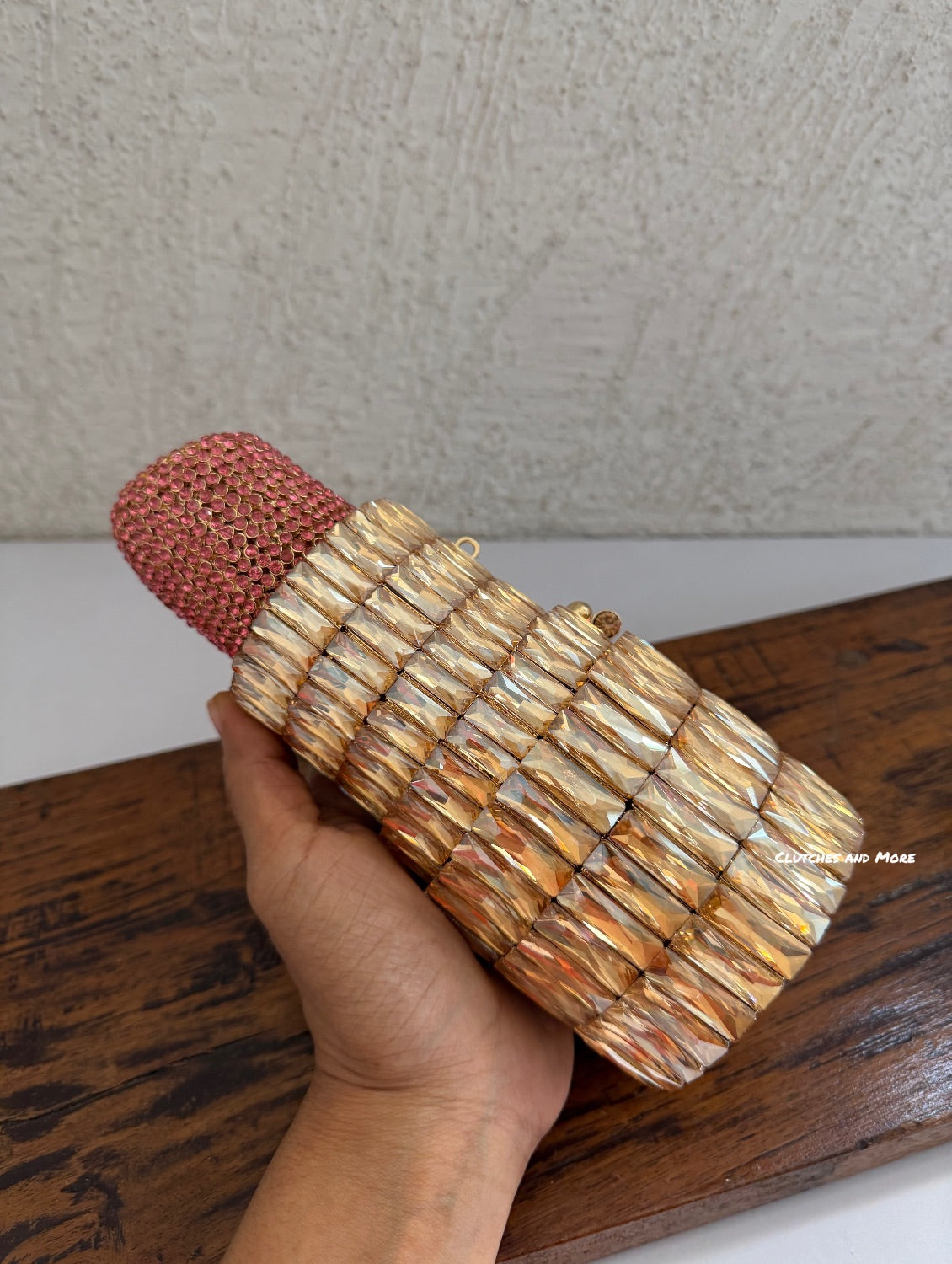 Premium Crystal Lipstick Clutch