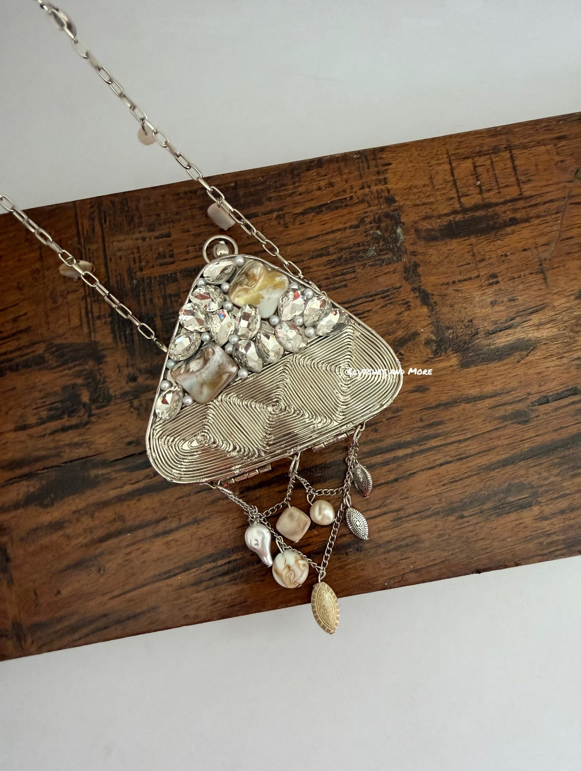 Mini Mother Of Pearl Sliver Triangle
