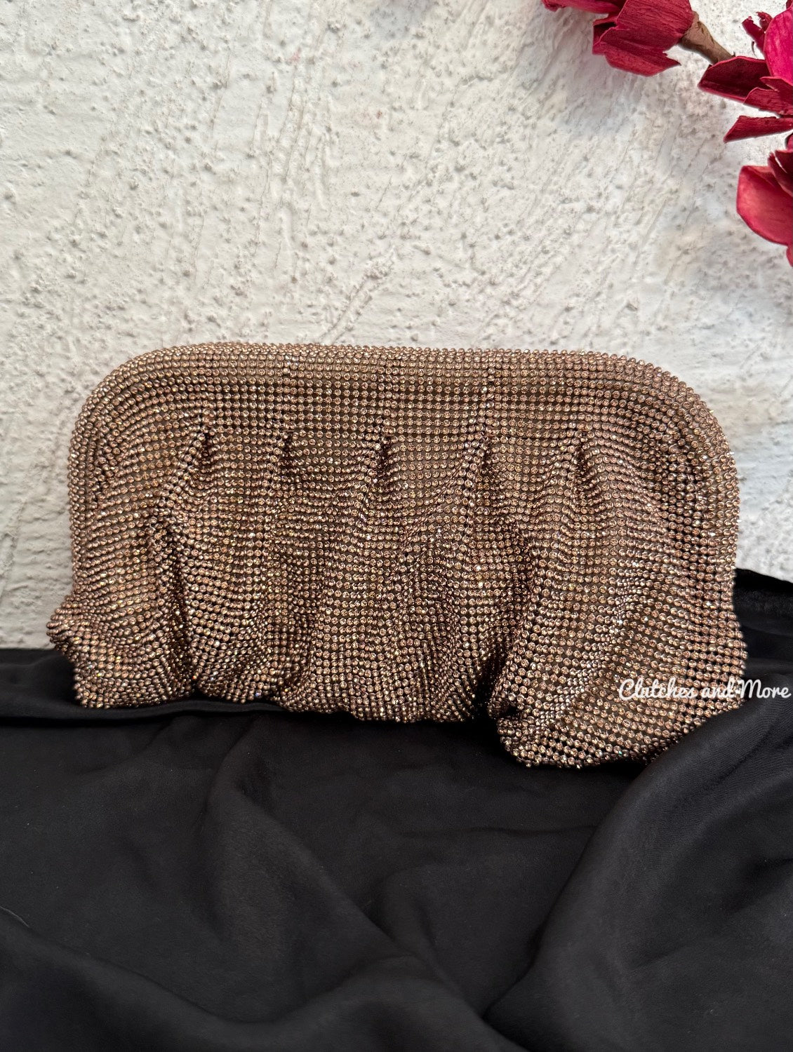 Viral Rhinestone Luxury Bag Copper