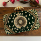Green Ethnic Clutch
