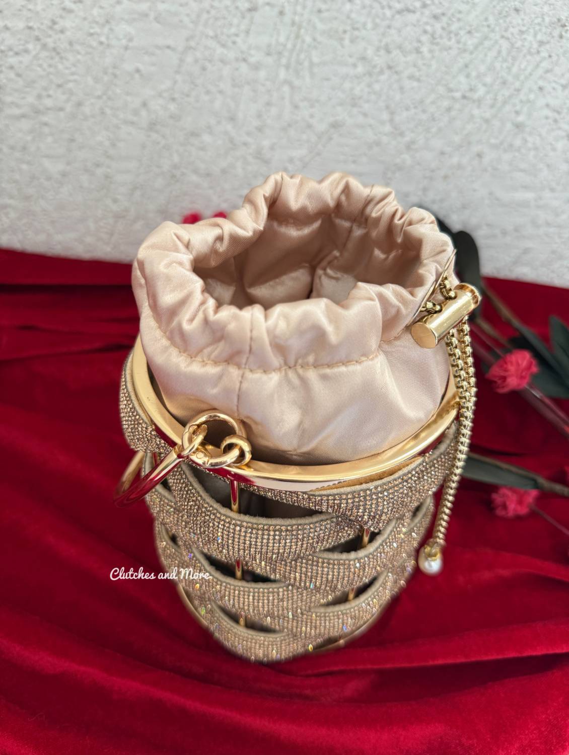 Premium Gold Copper Bucket bag