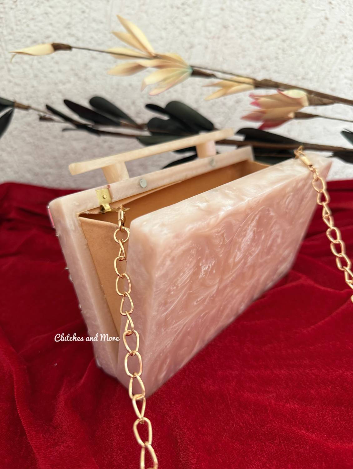 Embellished Handheld Resin Clutch
