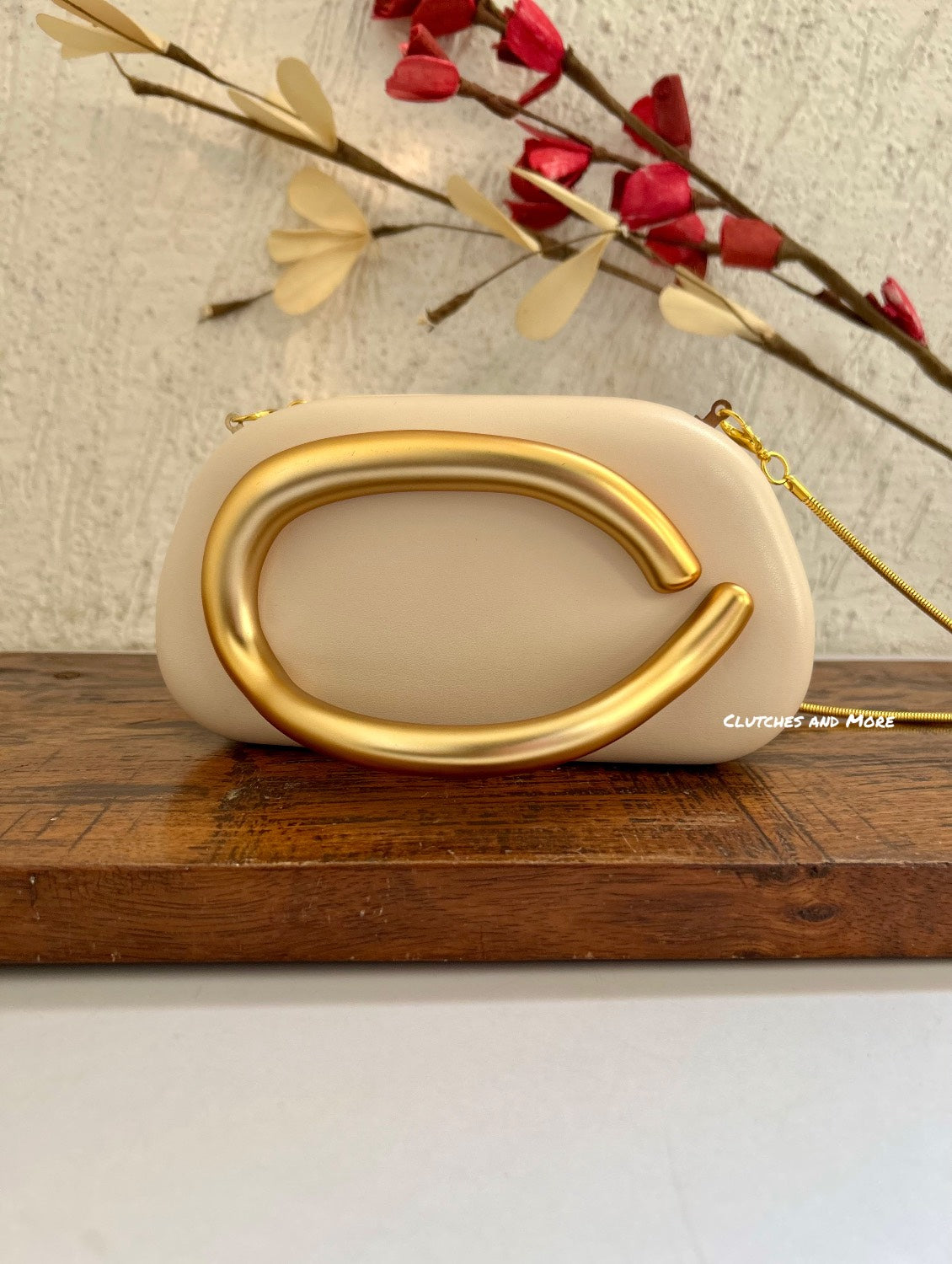 The ZARA Clutch Ivory