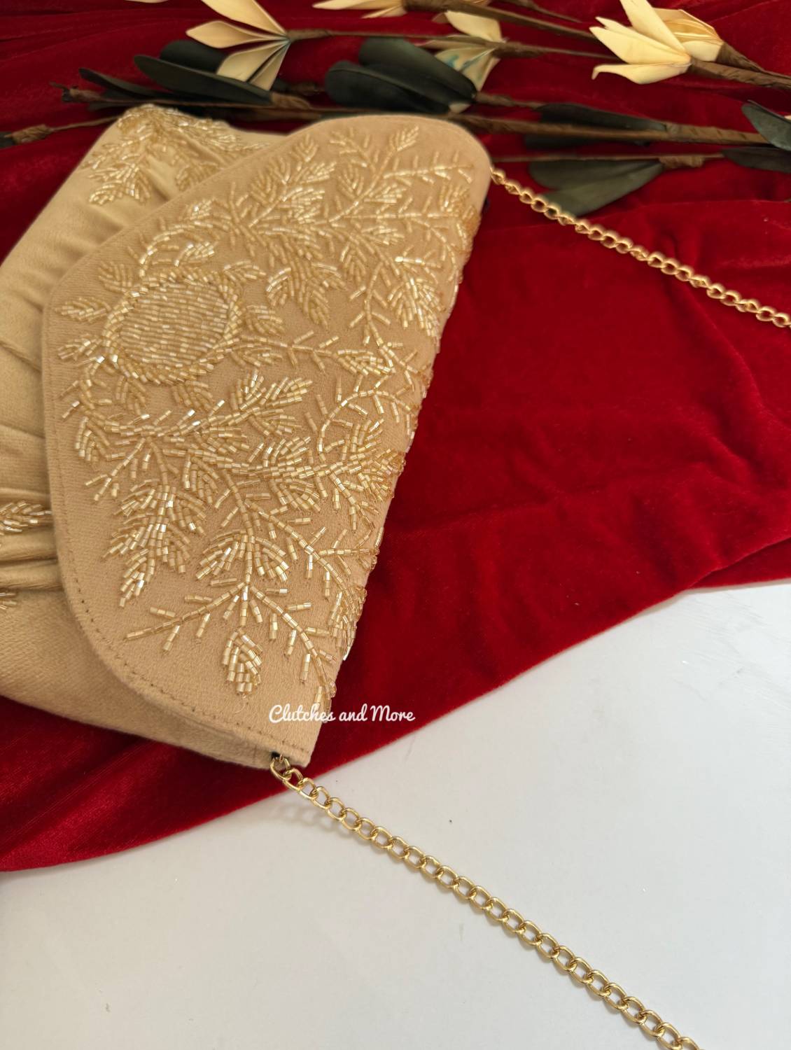 Eden Envelope Bag Light Gold