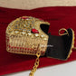 Kashish Kundan Brass Clutch Mini