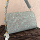 Mirror Flap Bag Aqua Blue