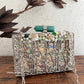 Superluxe Mother of pearl Clutch Silver