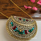 Kasika Kundan Brass Clutch Multicolored