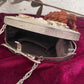 Silver Mother of pearl luxe clutch