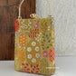 Ibadat Lakhnawi Chikankari Bag Yellow