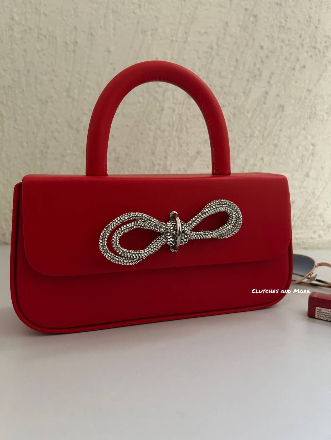 Scarlett Bow Sling bag Red