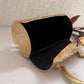 Cylindrical brass clutch Gold