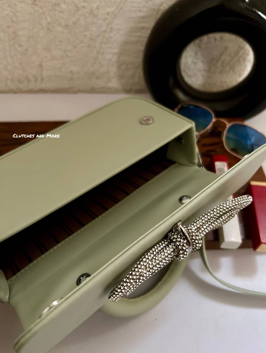 Scarlett Bow Sling bag Pastel Green