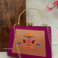 Paithani Clutch Purple