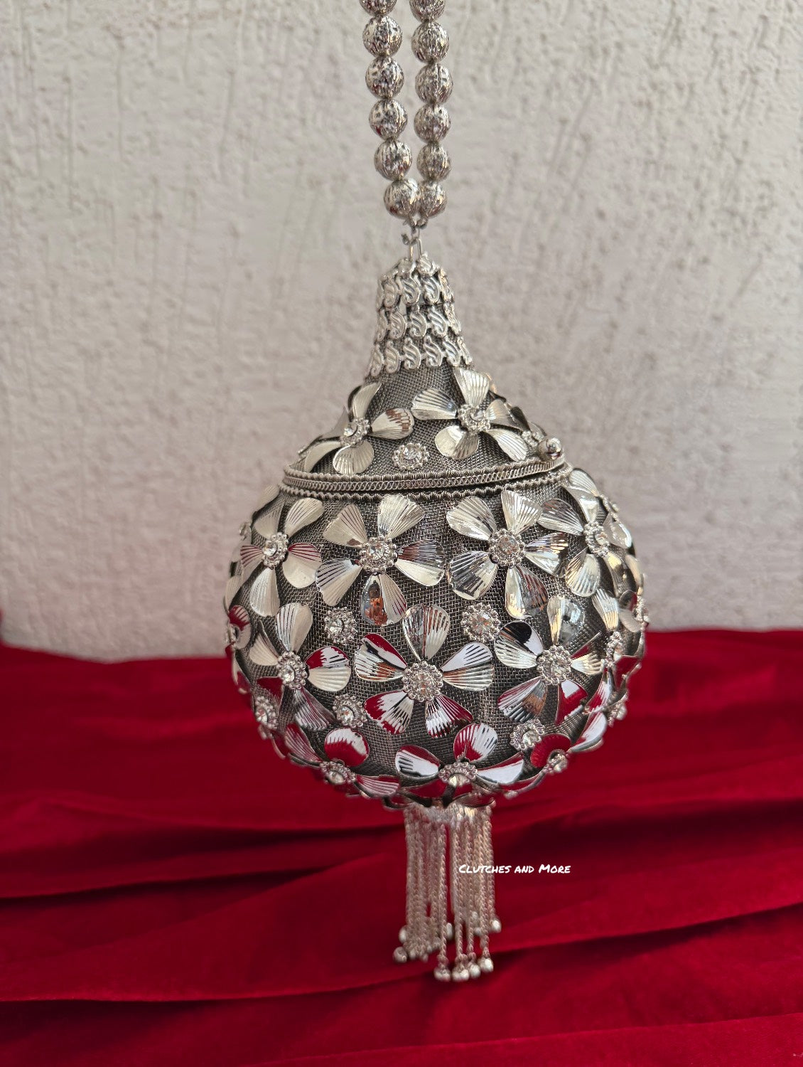 Metal Silver Potli Bag (Big Size)