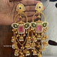 Farhana Kashmiri Jhumka Pink Green